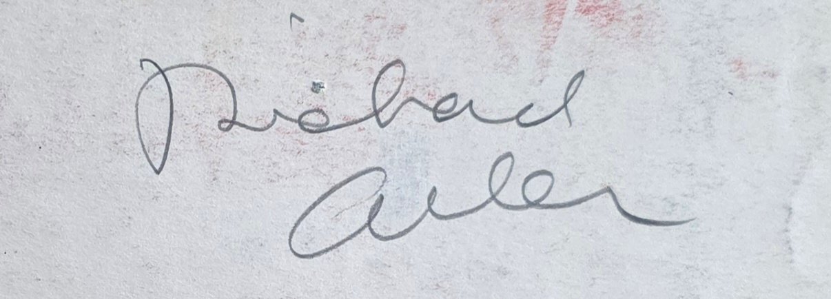 Richard Arlen — Autograph Associated with The Lady and the Monster
